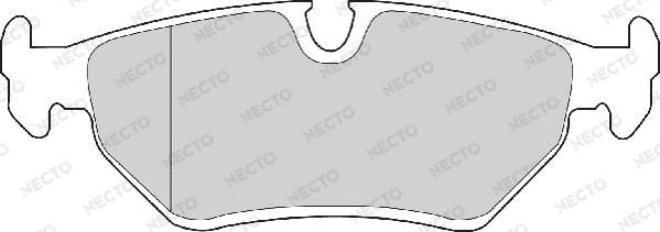 Necto FD6565A - Комплект спирачно феродо, дискови спирачки vvparts.bg