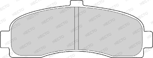 Necto FD6513A - Комплект спирачно феродо, дискови спирачки vvparts.bg