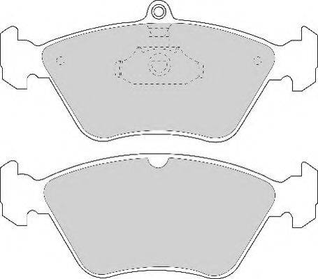 Necto FD6587N - Комплект спирачно феродо, дискови спирачки vvparts.bg