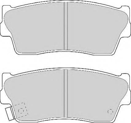 Necto FD6529N - Комплект спирачно феродо, дискови спирачки vvparts.bg