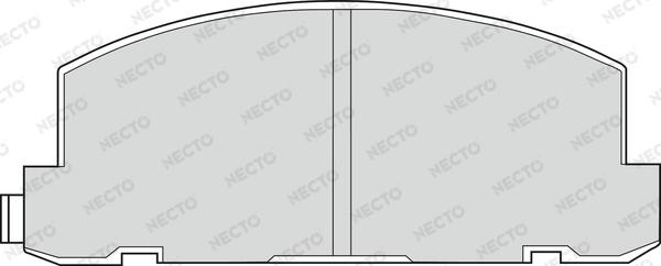 Necto FD6524V - Комплект спирачно феродо, дискови спирачки vvparts.bg