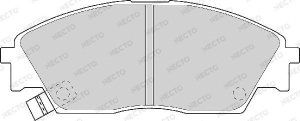 Necto FD6526A - Комплект спирачно феродо, дискови спирачки vvparts.bg