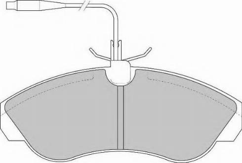 Necto FD6522N - Комплект спирачно феродо, дискови спирачки vvparts.bg