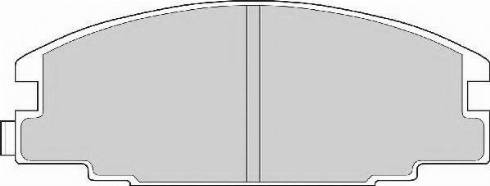 Necto FD6527N - Комплект спирачно феродо, дискови спирачки vvparts.bg
