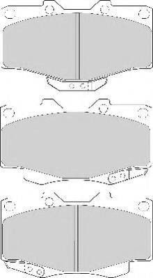 Necto FD6579N - Комплект спирачно феродо, дискови спирачки vvparts.bg