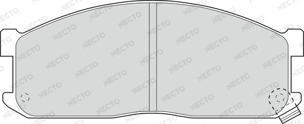 Necto FD6571V - Комплект спирачно феродо, дискови спирачки vvparts.bg