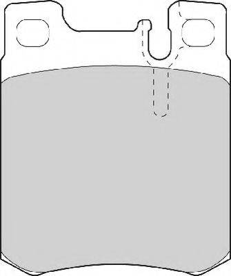 Necto FD6641N - Комплект спирачно феродо, дискови спирачки vvparts.bg