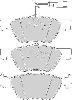 Necto FD6653N - Комплект спирачно феродо, дискови спирачки vvparts.bg