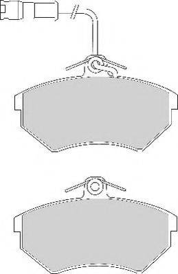 Necto FD6602N - Комплект спирачно феродо, дискови спирачки vvparts.bg