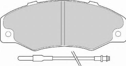 Necto FD6089N - Комплект спирачно феродо, дискови спирачки vvparts.bg