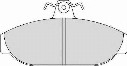 Necto FD6135N - Комплект спирачно феродо, дискови спирачки vvparts.bg