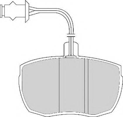 Necto FD6137N - Комплект спирачно феродо, дискови спирачки vvparts.bg