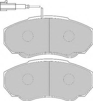 Necto FD6895N - Комплект спирачно феродо, дискови спирачки vvparts.bg