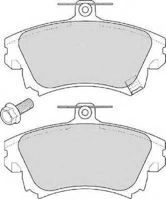 Necto FD6857N - Комплект спирачно феродо, дискови спирачки vvparts.bg