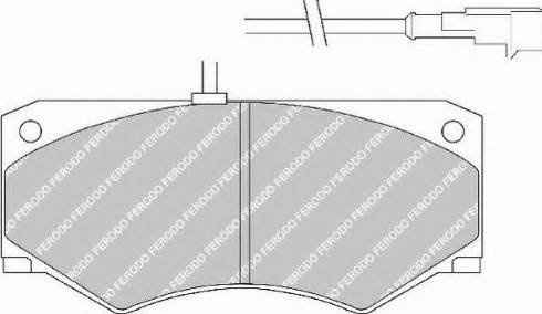 Necto FD6804V - Комплект спирачно феродо, дискови спирачки vvparts.bg