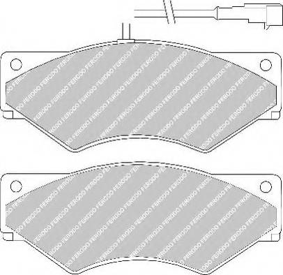 Necto FD6803V - Комплект спирачно феродо, дискови спирачки vvparts.bg