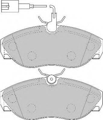 Necto FD6889N - Комплект спирачно феродо, дискови спирачки vvparts.bg