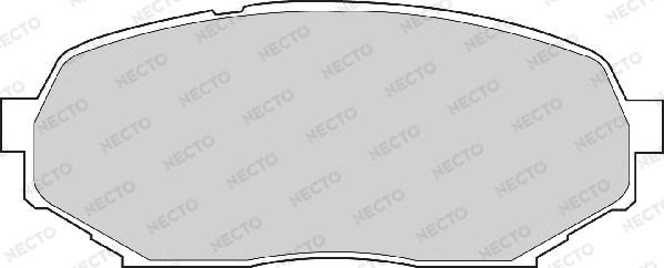 Necto FD6830A - Комплект спирачно феродо, дискови спирачки vvparts.bg