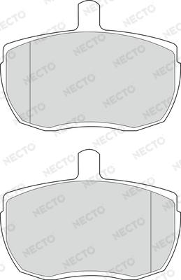 Necto FD6825V - Комплект спирачно феродо, дискови спирачки vvparts.bg
