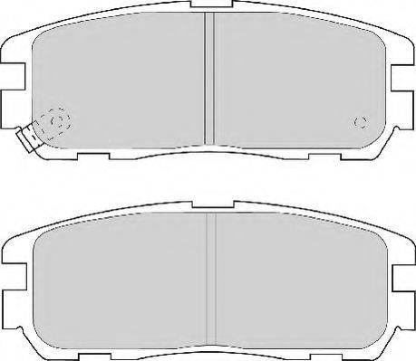 Necto FD6828N - Комплект спирачно феродо, дискови спирачки vvparts.bg