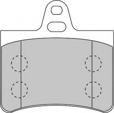 Necto FD6877N - Комплект спирачно феродо, дискови спирачки vvparts.bg