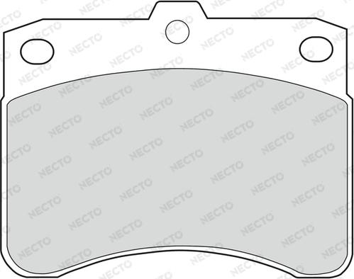 Necto FD6355V - Комплект спирачно феродо, дискови спирачки vvparts.bg