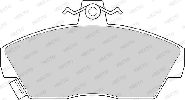 Necto FD6360A - Комплект спирачно феродо, дискови спирачки vvparts.bg