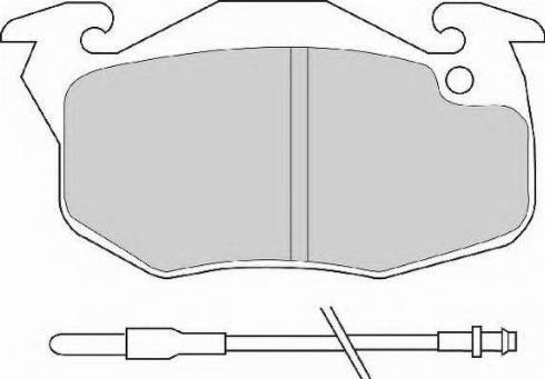 Necto FD6319N - Комплект спирачно феродо, дискови спирачки vvparts.bg