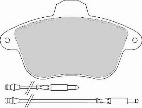 Necto FD6317N - Комплект спирачно феродо, дискови спирачки vvparts.bg