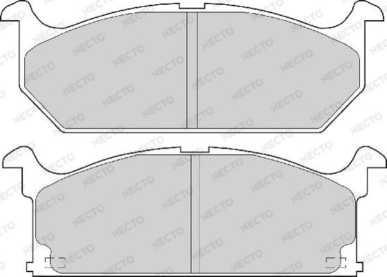 HELLA T0339 - Комплект спирачно феродо, дискови спирачки vvparts.bg