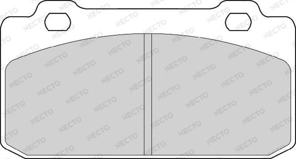 Necto FD6254A - Комплект спирачно феродо, дискови спирачки vvparts.bg