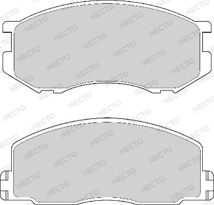 Necto FD6265A - Комплект спирачно феродо, дискови спирачки vvparts.bg