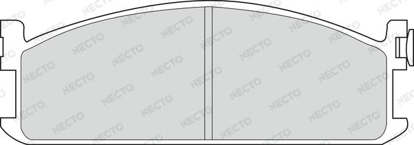 Necto FD6262V - Комплект спирачно феродо, дискови спирачки vvparts.bg