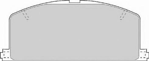 Necto FD6200N - Комплект спирачно феродо, дискови спирачки vvparts.bg