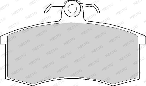 Necto FD6216A - Комплект спирачно феродо, дискови спирачки vvparts.bg