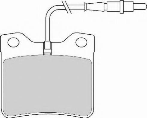 Necto FD6210N - Комплект спирачно феродо, дискови спирачки vvparts.bg