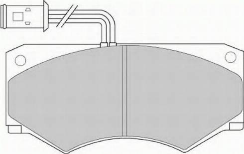 Necto FD6231V - Комплект спирачно феродо, дискови спирачки vvparts.bg