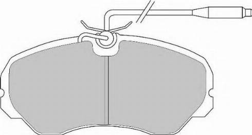 Necto FD6238N - Комплект спирачно феродо, дискови спирачки vvparts.bg