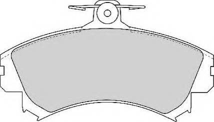 Necto FD6758N - Комплект спирачно феродо, дискови спирачки vvparts.bg