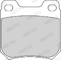 Necto FD6715A - Комплект спирачно феродо, дискови спирачки vvparts.bg
