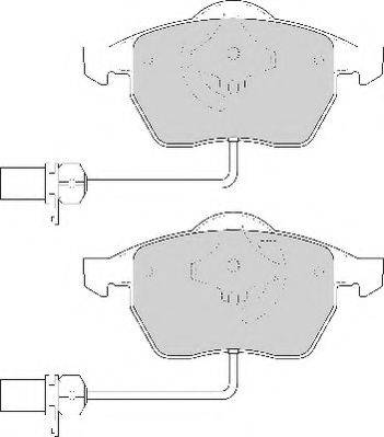 Necto FD6786N - Комплект спирачно феродо, дискови спирачки vvparts.bg