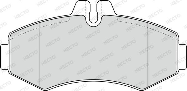 Necto FD6782V - Комплект спирачно феродо, дискови спирачки vvparts.bg