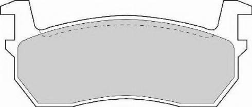 Necto FD891N - Комплект спирачно феродо, дискови спирачки vvparts.bg