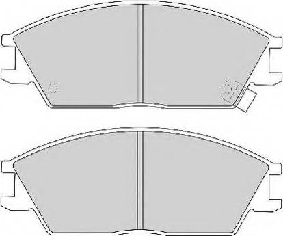 Necto FD897N - Комплект спирачно феродо, дискови спирачки vvparts.bg