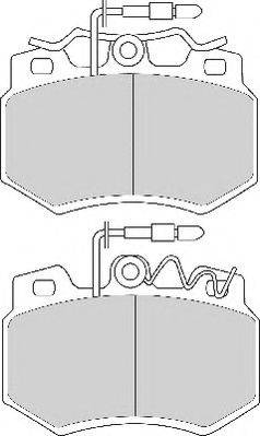 Necto FD252N - Комплект спирачно феродо, дискови спирачки vvparts.bg