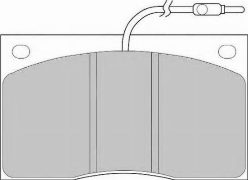 Necto FD211N - Комплект спирачно феродо, дискови спирачки vvparts.bg