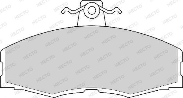Necto FD213A - Комплект спирачно феродо, дискови спирачки vvparts.bg