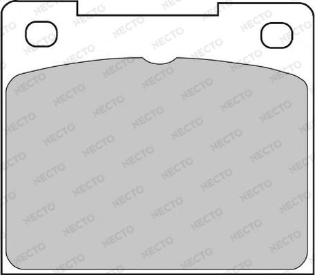 Necto FD6378A - Комплект спирачно феродо, дискови спирачки vvparts.bg