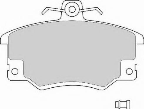 Necto FD221N - Комплект спирачно феродо, дискови спирачки vvparts.bg