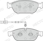 Necto FD7539A - Комплект спирачно феродо, дискови спирачки vvparts.bg